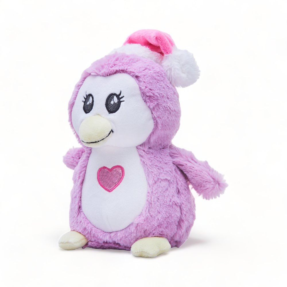 Pinguino Violeta Felpa Peq