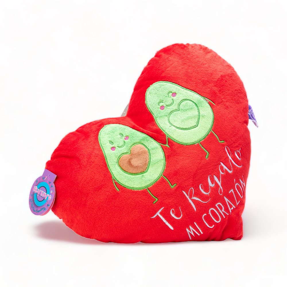 Cojin Aguacate Corazon