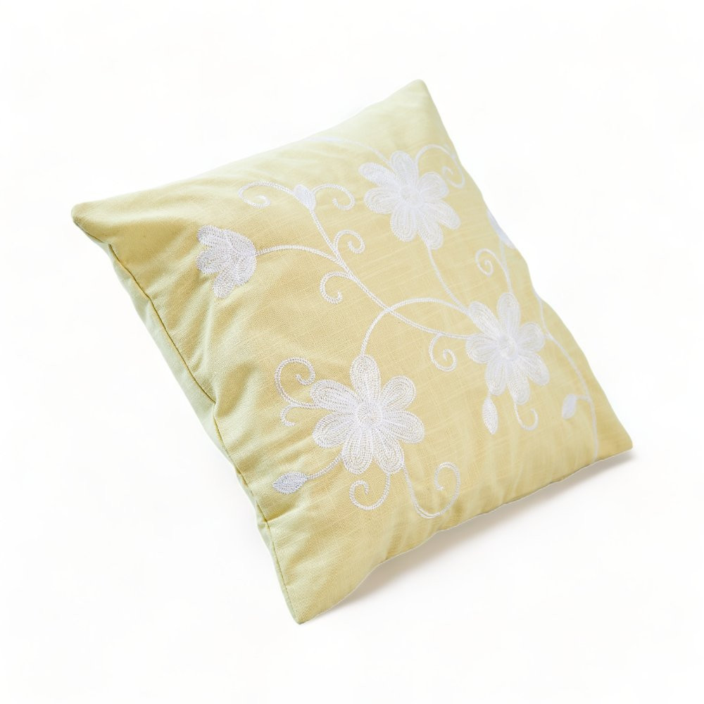 Cojin Hogar Verde Boradado