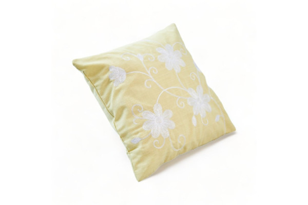 Cojin Hogar Verde Detalles