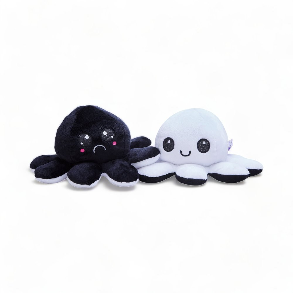 Pulpo Peq Negro/Blanco