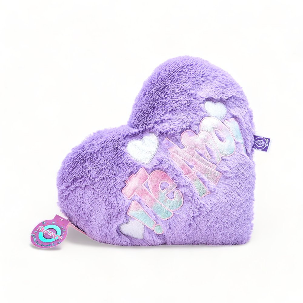 Corazon Felpa Lila Med