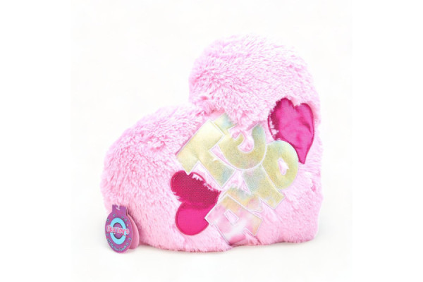 Corazon Felpa Rosado Med