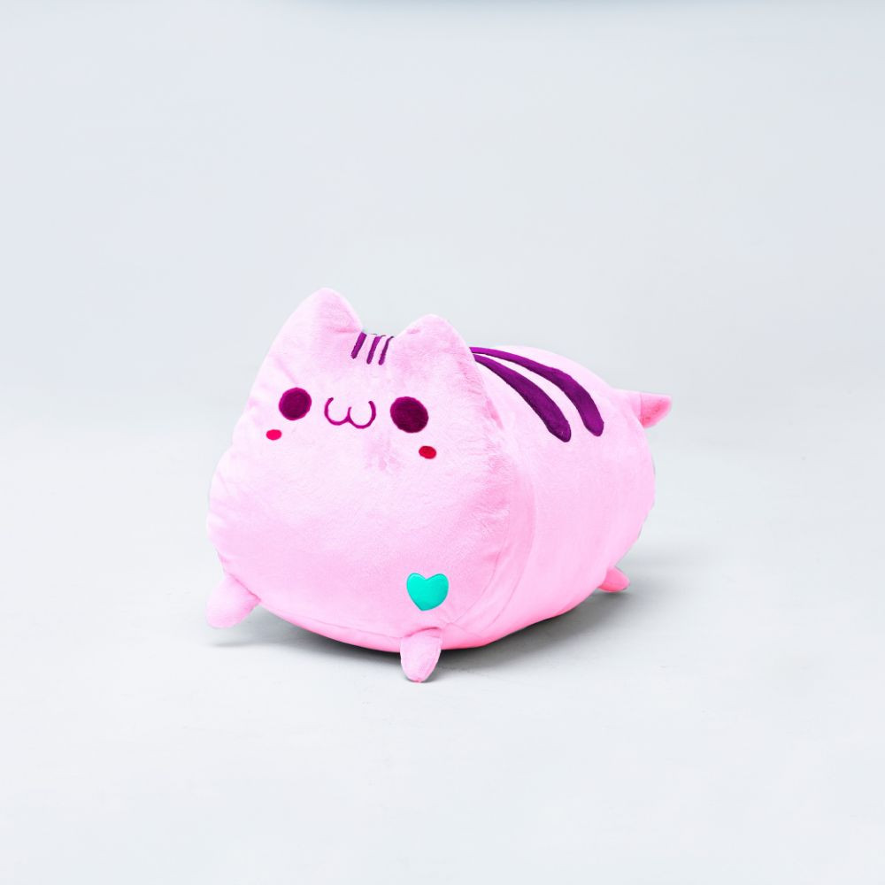 GATO KAWAI VALENTÍN ROSADO PEQ